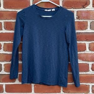 Navy Blue Christian Siriano New York Long Sleeve Shirt